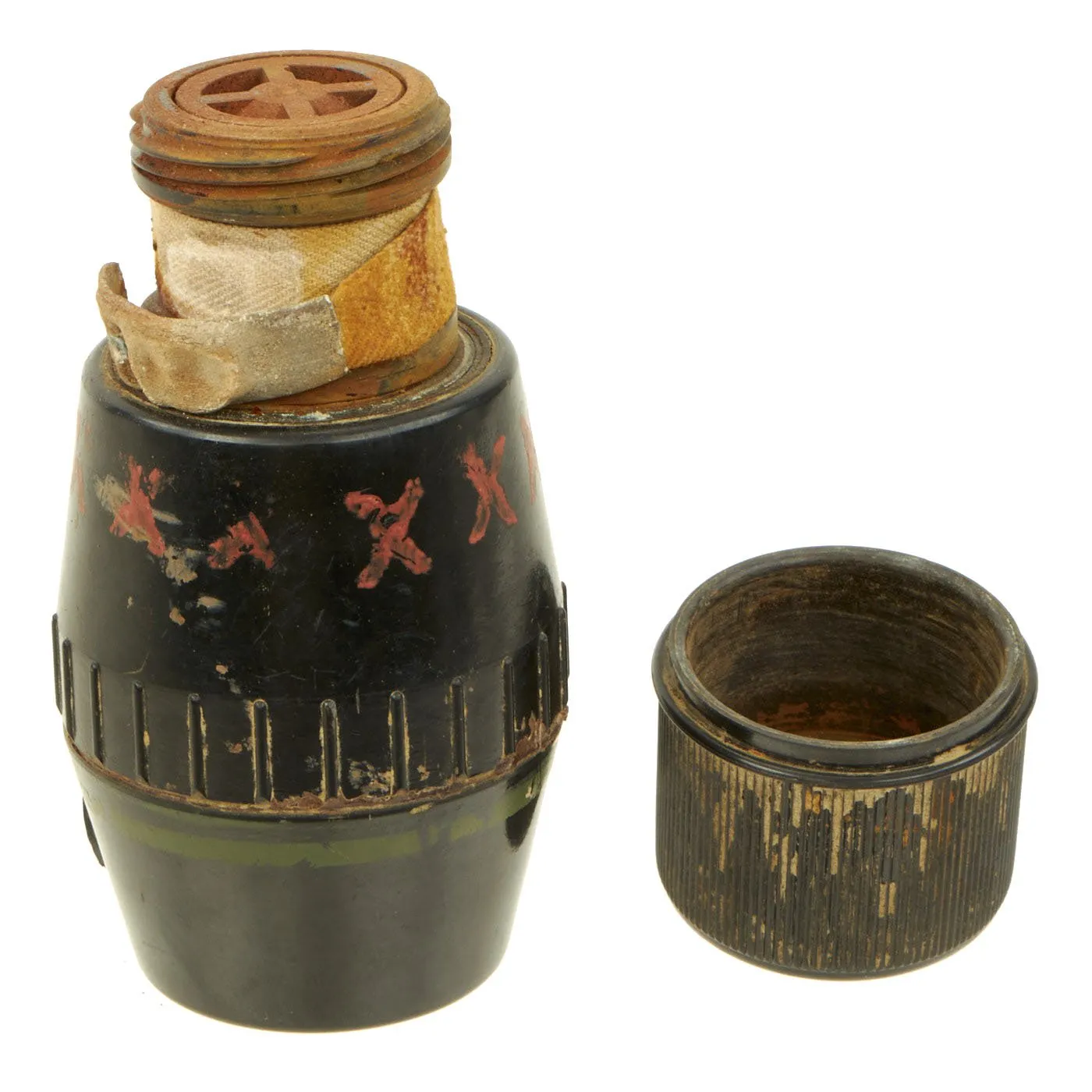 Original British WWII British No 69 I Bakelite High Explosive Inert Hand Grenade - dated 1940