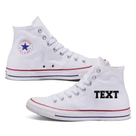 Personalised Adult Converse Shoes