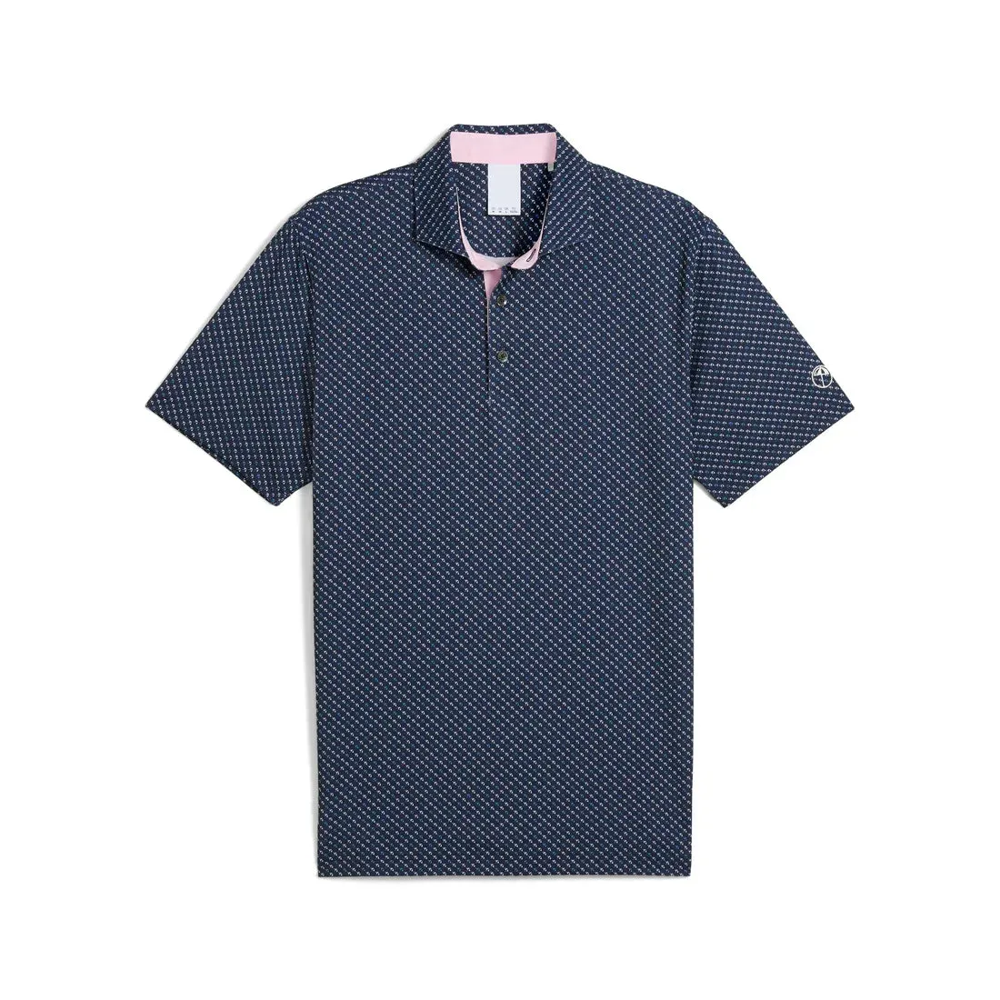 Puma Mens Deep Navy Puma X AP Micro Umbrellas Polo