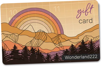 Wonderland222 Gift Card - Rainbow